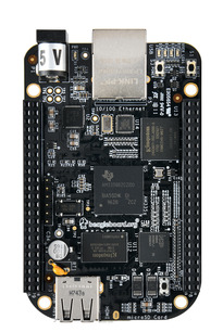 Photo of the BeagleBone Black board